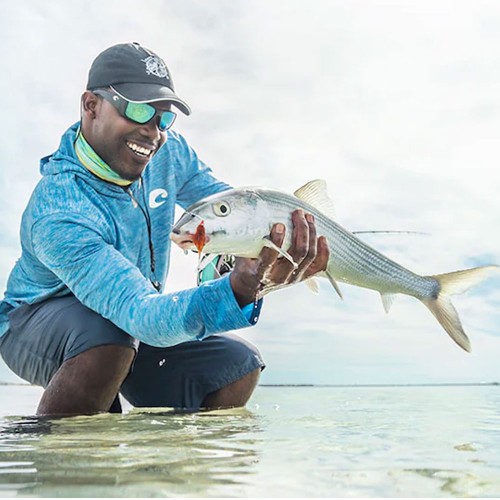 Blackfin Pro Matte Black Costa 580G blue mirror