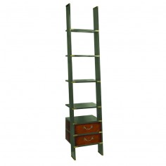 Library Ladder Gunmetal Grey