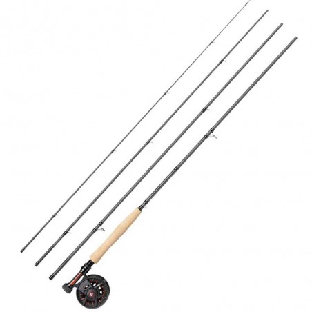 Fin Euro Nymph Greys Fly Combo