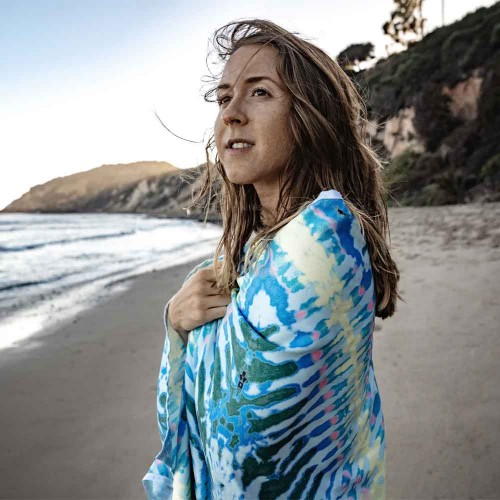Packable Beach Towel tie die