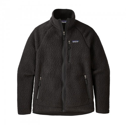 Retro Pile Fleece Jacket BLK