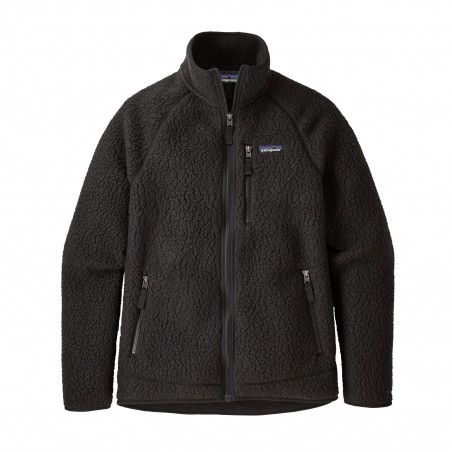 Retro Pile Fleece Jacket BLK