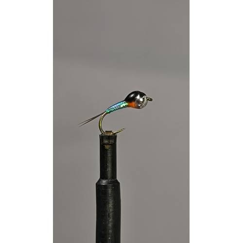 Perdigon aquamarina plata