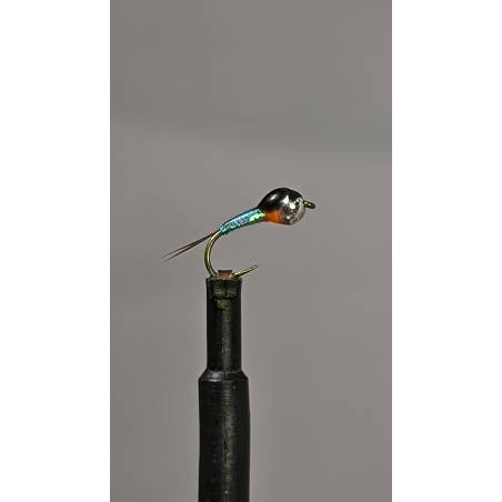 Perdigon aquamarina plata