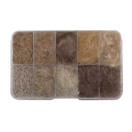 Dubbing Naturel Box Mix 10 colors