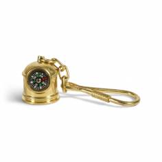 Keychain Helmet Compass