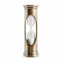 Bronzed 3 minute Sandglass