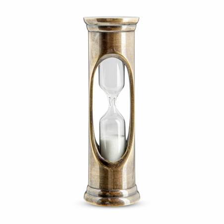 Bronzed 3 minute Sandglass