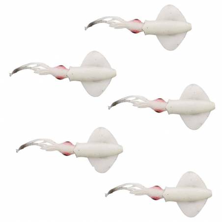 SWIM SQUID LRF 5CM 0.8G W GLOW CF 5PCS