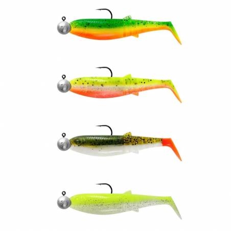 CANNIBAL SHAD 8CM 5G DW MIX 4P4PCS