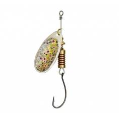 SINGLEHOOK SPINNER 2 4G S BROWN TROUT