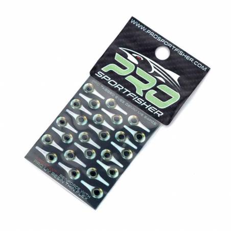Pro 3D Tapped Eyes silver yelow