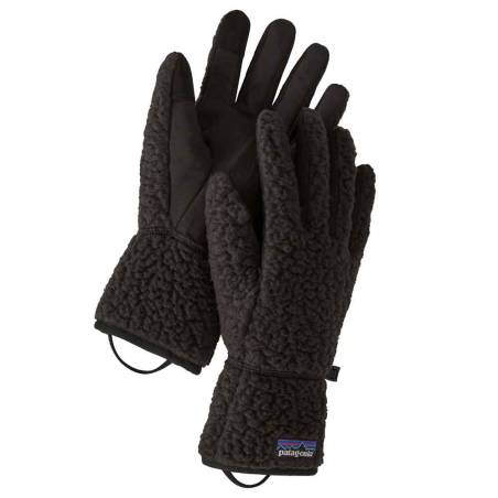 Retro Pile gloves black