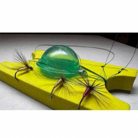 Red / Gold drowned fly rig