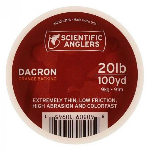 Dacron Backing 100yds in Optic 20lb