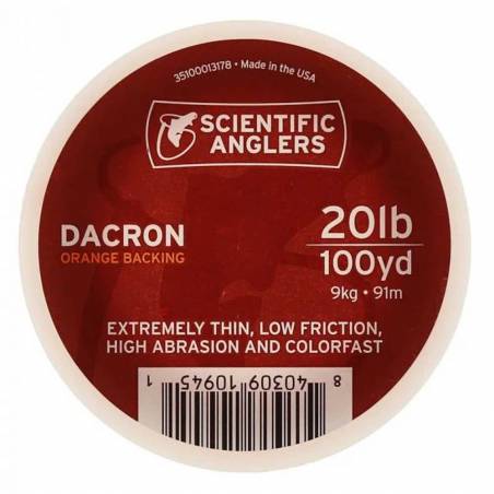 Dacron Backing 100yds in Optic 20lb