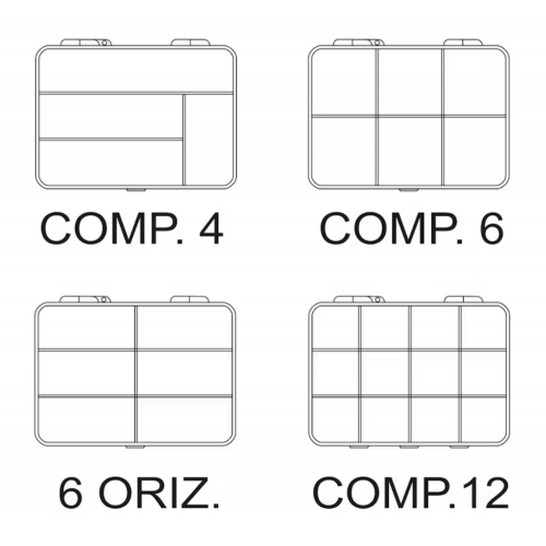 SCATOLE F TYPE - 4 BOXES