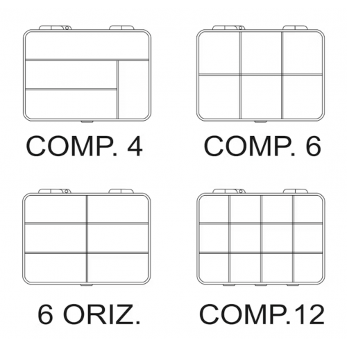 SCATOSCATOLE - 6 BOXES VERTICALELE - 6 BOXES VERTICALE