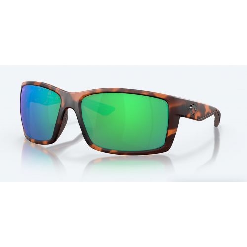 Reefton Matte Retro Tortoise Costa 580P Green Mirror