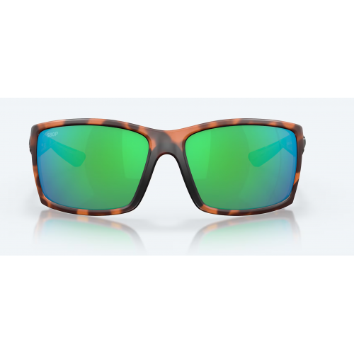 Reefton Matte Retro Tortoise Costa 580P Green Mirror