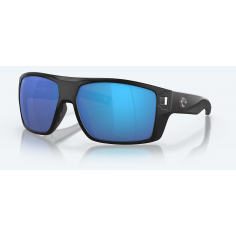Diego Matte Black 580G Blue Mirror