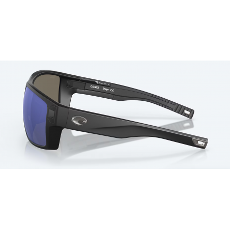 Diego Matte Black 580P Blue Mirror