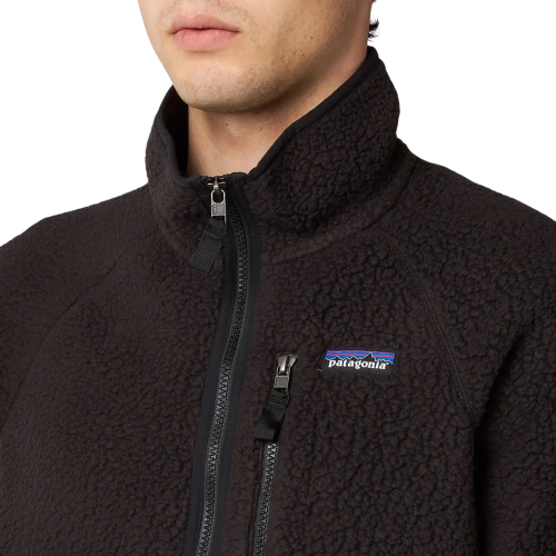 Retro Pile Fleece Jacket BLK