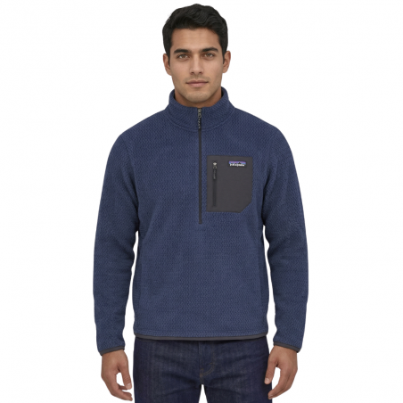 Air Zip Neck Navy