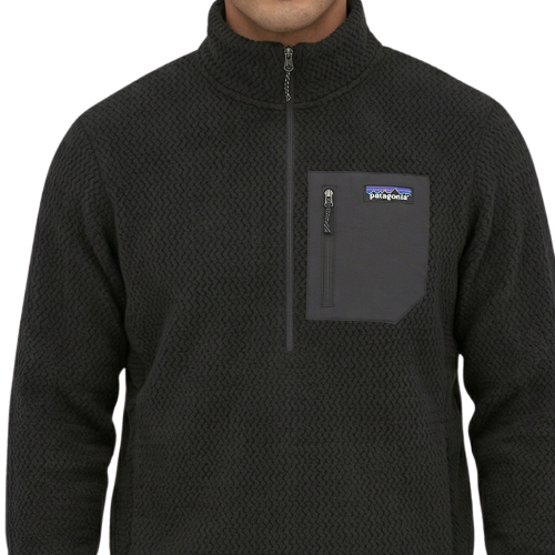 Air zip Neck Black