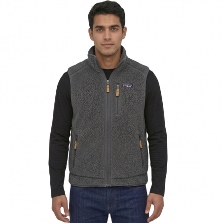 Retro Pile Vest Forge Grey