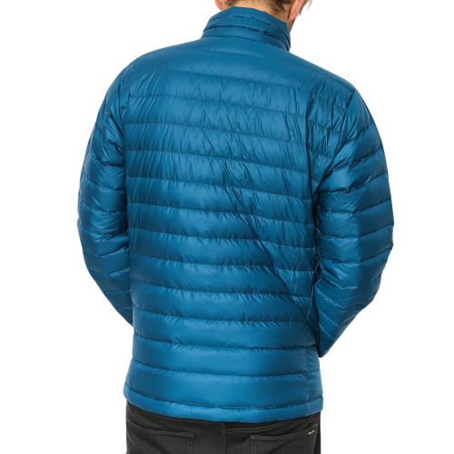 Jacket Down sweater Big Sur blue fire red