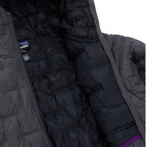 Micro Puff hoody forge grey