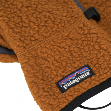 Retro Pile gloves brown
