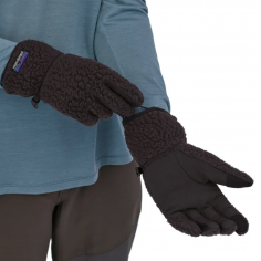Retro Pile gloves black
