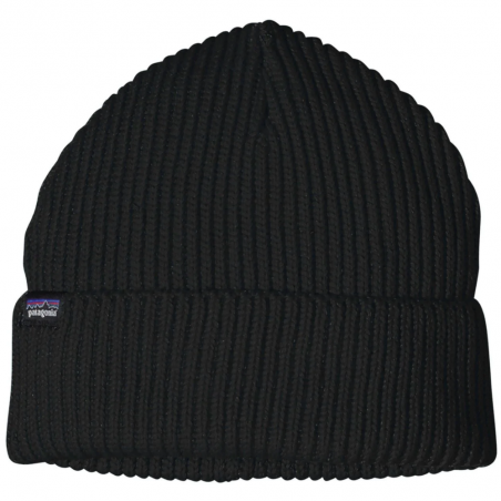 Fisherman's Rolled Beanie Black