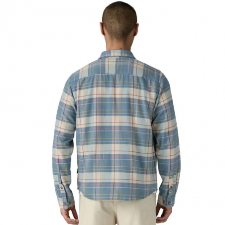Fjord Flannel Shirt Long Sleeved Lightweight Blue