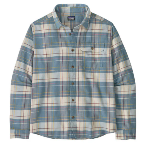 Fjord Flannel Shirt Long Sleeved Lightweight Blue