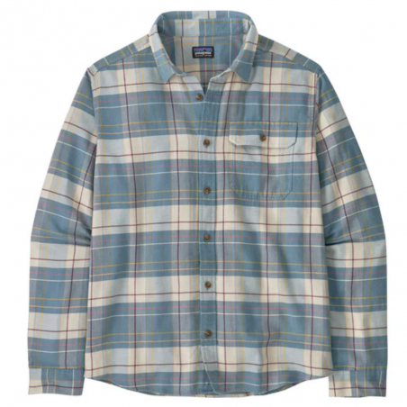 Fjord Flannel Shirt Long Sleeved Lightweight Blue