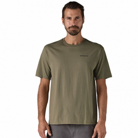 M'S Home Water Trout organic t-shirt green