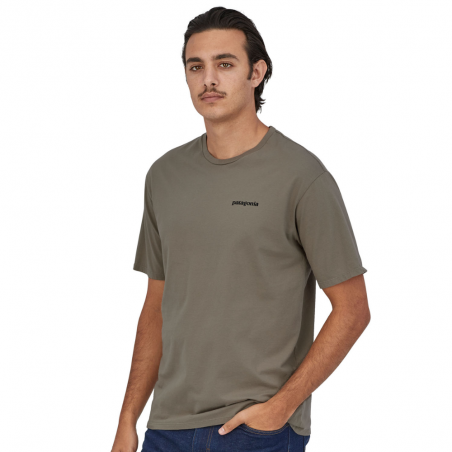 M'S Home Water Trout organic t-shirt brown