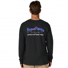 Home Water Trout Responsibili-Tee Black