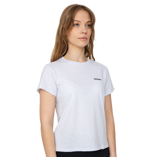 W'S P-6 Logo Responsabili-Tee White