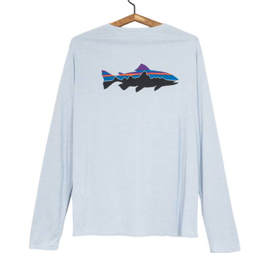 Longsleeve Cap Cool Daily Graphic Fleck blue