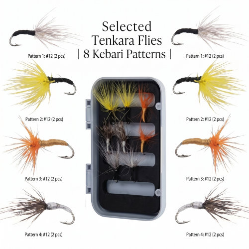 Kit Caña Tenkara Goture 3.6m - Fibra de Carbono