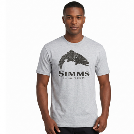 Simms Wood Trout Fill T-Shirt
