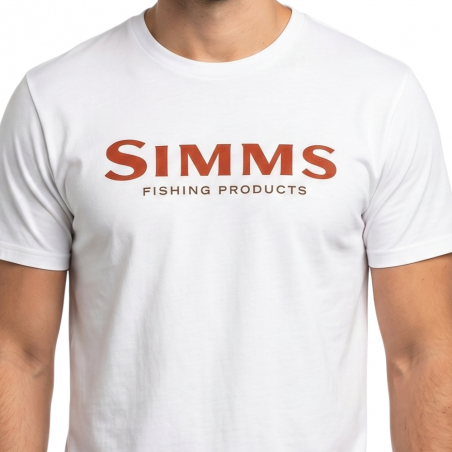 Simms Logo T-shirt White