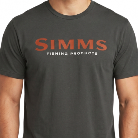 Simms T-Shirt Charcoal Heather