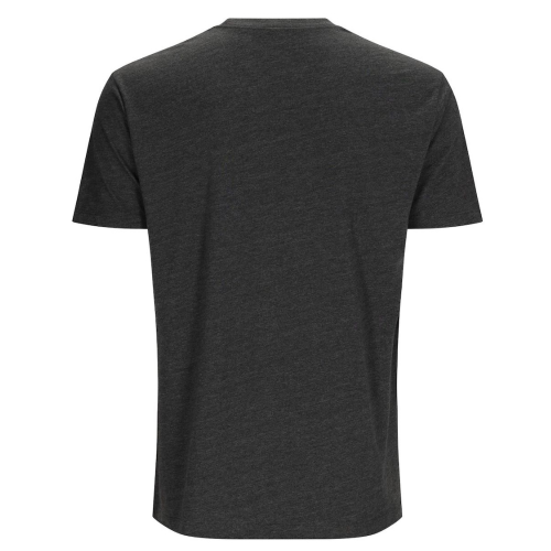 Simms Fly Patch T-shirt charcoal heather
