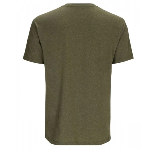Simms Fly Patch Tshirt military heather