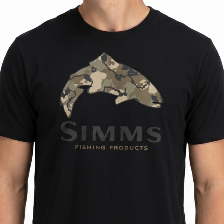 Simms Trout Regiment Camo Fill T-Shirt